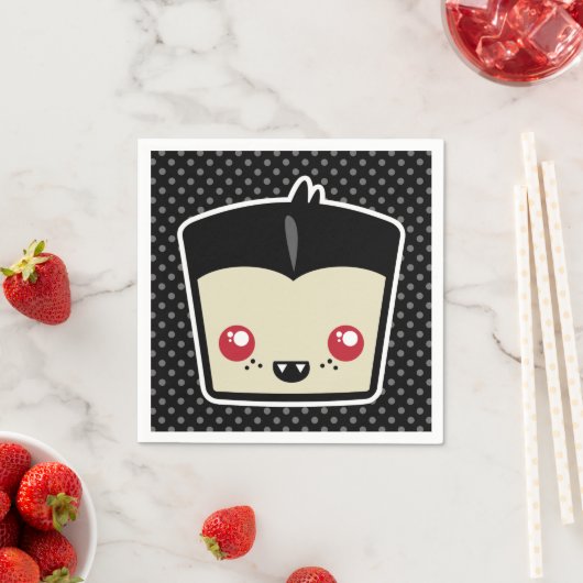 Kawaii Dracula Napkins Serviette (Beispiel)