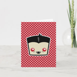 Kawaii Dracula Note Card Karte