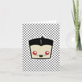 Kawaii Dracula Note Card Karte (Vorderseite)