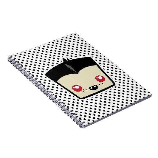 Kawaii Dracula-Notebook Notizblock (Rechte Seite)