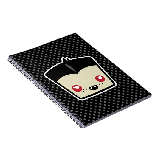 Kawaii Dracula-Notebook Notizblock (Rechte Seite)