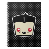 Kawaii Dracula-Notebook Notizblock (Vorderseite)