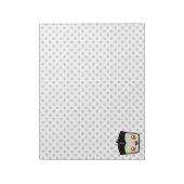 Kawaii Dracula Notepad Notizblock (Rotiert)
