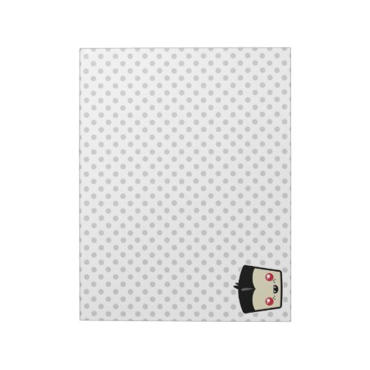 Kawaii Dracula Notepad Notizblock (Rotiert)