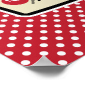 Kawaii Dracula Poster Print (Ecke)