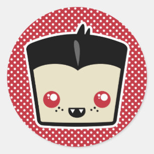 Kawaii Dracula Stickers