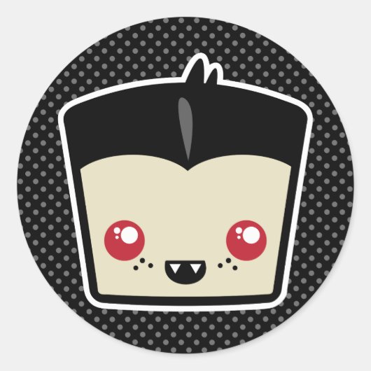 Kawaii Dracula Stickers (Vorderseite)