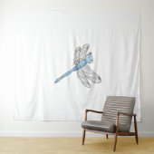 Kawaii Dragonfly T - Shirt Wandteppich (Beispiel (Horizontal))