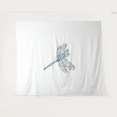 Kawaii Dragonfly T - Shirt Wandteppich (Vorderseite (Horizontal))