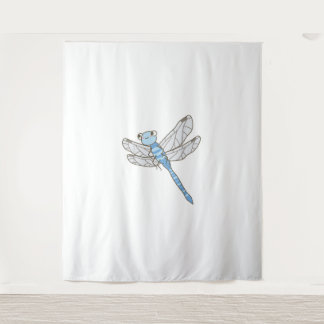 Kawaii Dragonfly T - Shirt Wandteppich