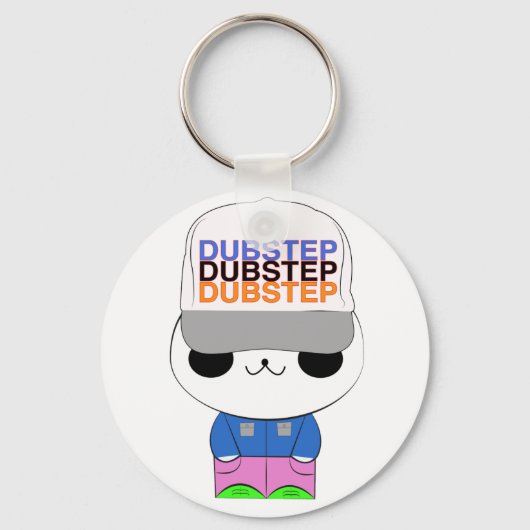 Kawaii dubstep Panda Schlüsselanhänger (Vorderseite)