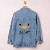 Kawaii Duck Tongue "Zu niedlich, um schwerwiegend Jeansjacke (Hangar)