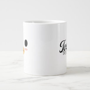 Kawaii Duck Tongue "Zu niedlich, um schwerwiegend Jumbo-Tasse