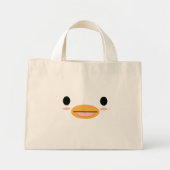 Kawaii Duck Tongue "Zu niedlich, um schwerwiegend Mini Stoffbeutel (Vorne)