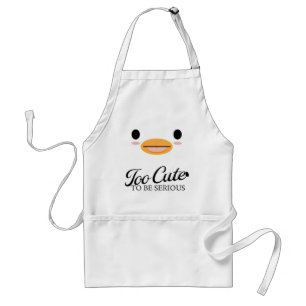 Kawaii Duck Tongue "Zu niedlich, um schwerwiegend  Schürze
