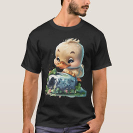 Kawaii Duckling küsst den Blarney Stone T-Shirt
