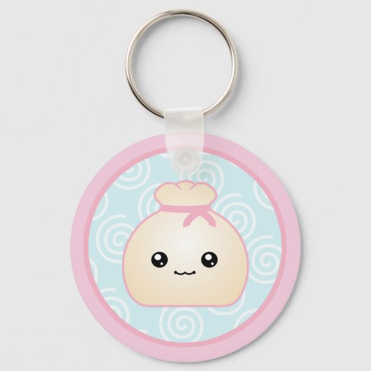 Kawaii Dumpling Keychain Schlüsselanhänger (Vorderseite)