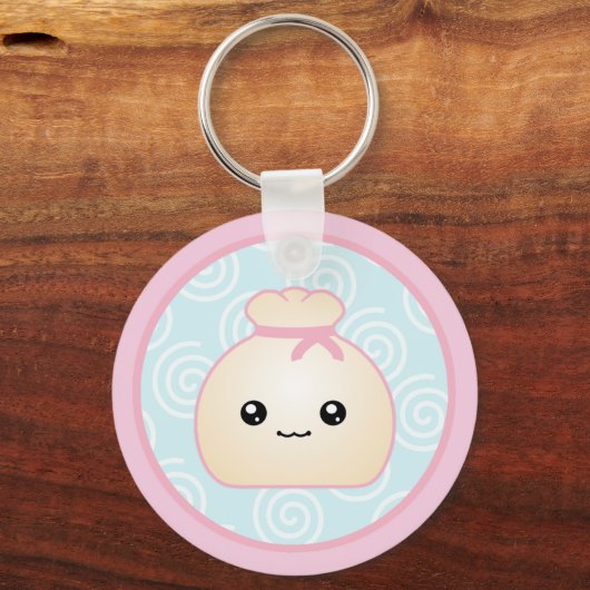 Kawaii Dumpling Keychain Schlüsselanhänger (Vorderseite)