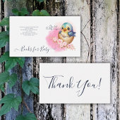 Kawaii Egg Bird Elegante Blumenjungen Bücher Begleitkarte