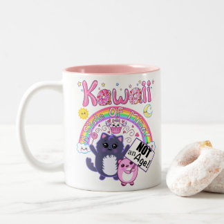 Kawaii: Ein Staat des Geistes, kein Zeitalter! Kaw Zweifarbige Tasse