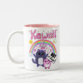 Kawaii: Ein Staat des Geistes, kein Zeitalter! Kaw Zweifarbige Tasse (Links)