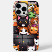 Kawaii eine Menge Katzen Graffiti Case-Mate iPhone Hülle (Rückseite)