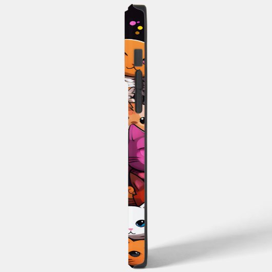 Kawaii eine Menge Katzen Graffiti Case-Mate iPhone Hülle (Rückseite / Links)