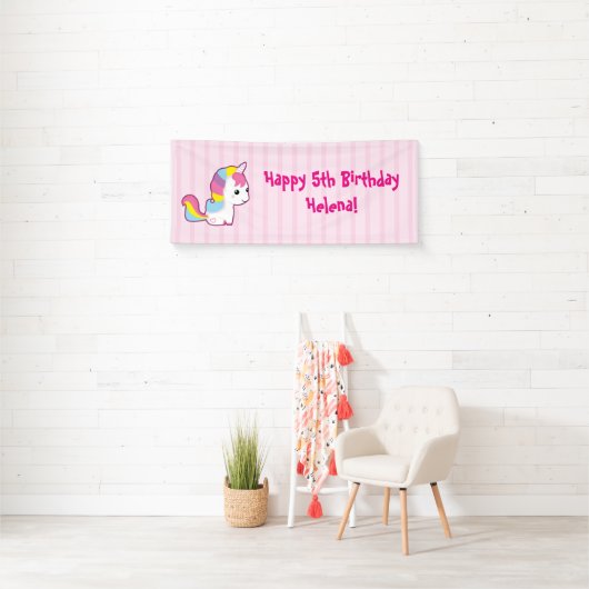 Kawaii Einhorn Banner (Insitu)