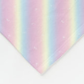 Kawaii Einhorn-Decke Fleecedecke (Ecke)