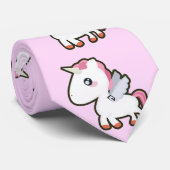 Kawaii Einhorn Krawatte (Gerollt)