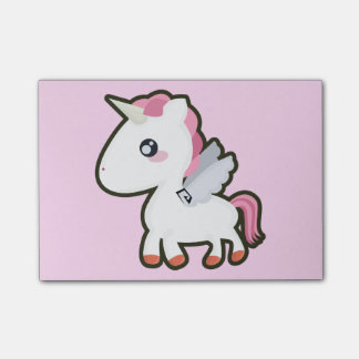 Kawaii Einhorn Post-it Klebezettel