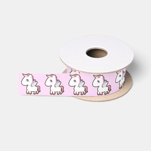 Kawaii Einhorn Satinband (Spule)