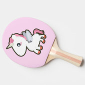 Kawaii Einhorn Tischtennis Schläger (Seitenansicht)