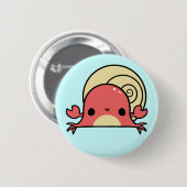 Kawaii Einsiedlerkrebs (Sie ändern den Button (Vorne & Hinten)