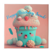 Kawaii-Eis Fliese (Vorderseite)