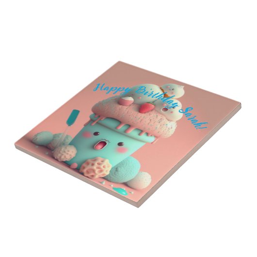 Kawaii-Eis Fliese (Seite)