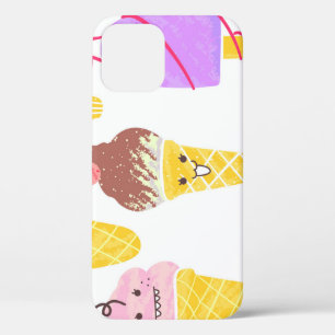 Kawaii Eis, niedlich, nahtlos. Case-Mate iPhone Hülle