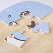 Kawaii Eis, niedlich, nahtlos. Puzzle (Seite)