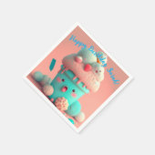 Kawaii-Eis Serviette (Ecke)