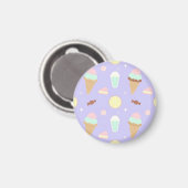 Kawaii-Eis-Süßigkeiten-Muster Magnet (Vorderseite/Rückseite)