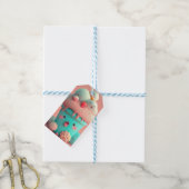 Kawaii-Eisbecher Geschenkanhänger (Mit Garn)