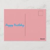 Kawaii-Eisbecher Postkarte (Rückseite)