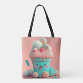 Kawaii Eisbeutel Tasche (Rückseite)