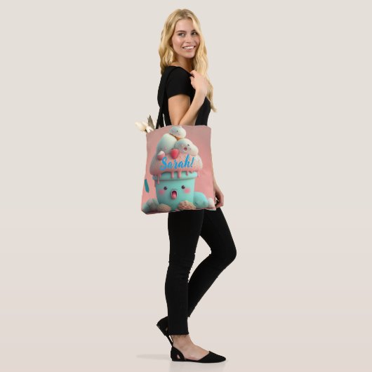 Kawaii Eisbeutel Tasche (Am Model)