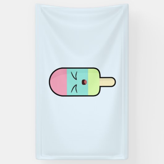 Kawaii Eiscreme Banner (Vertikal)