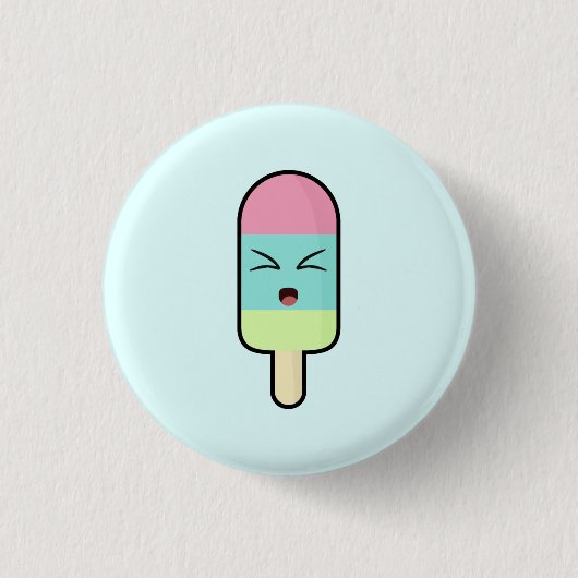 Kawaii Eiscreme Button (Vorderseite)