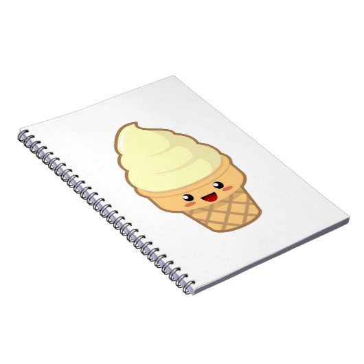 Kawaii Eiscreme Notizblock (Rechte Seite)