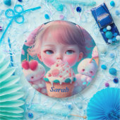 Kawaii-Eiscreme-Teller Pappteller (Party)
