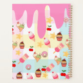 Kawaii-Eiscreme- und Tropfen-Planer Planer (Rückseite)