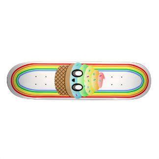 KAWAII EISKREAM CONE RAINBOW DELICIOUS DECK SKATEBOARD